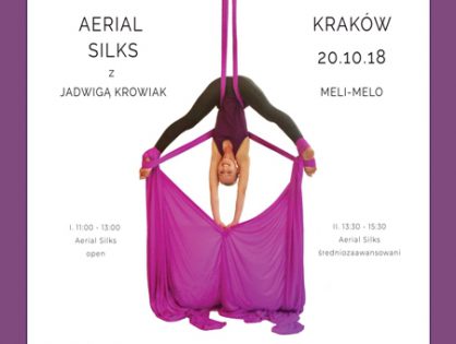 Aerial Silks, czyli taniec na szarfach z Wicemistrzynią Europy Jadzia Krowiak