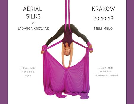 Aerial Silks, czyli taniec na szarfach z Wicemistrzynią Europy Jadzia Krowiak